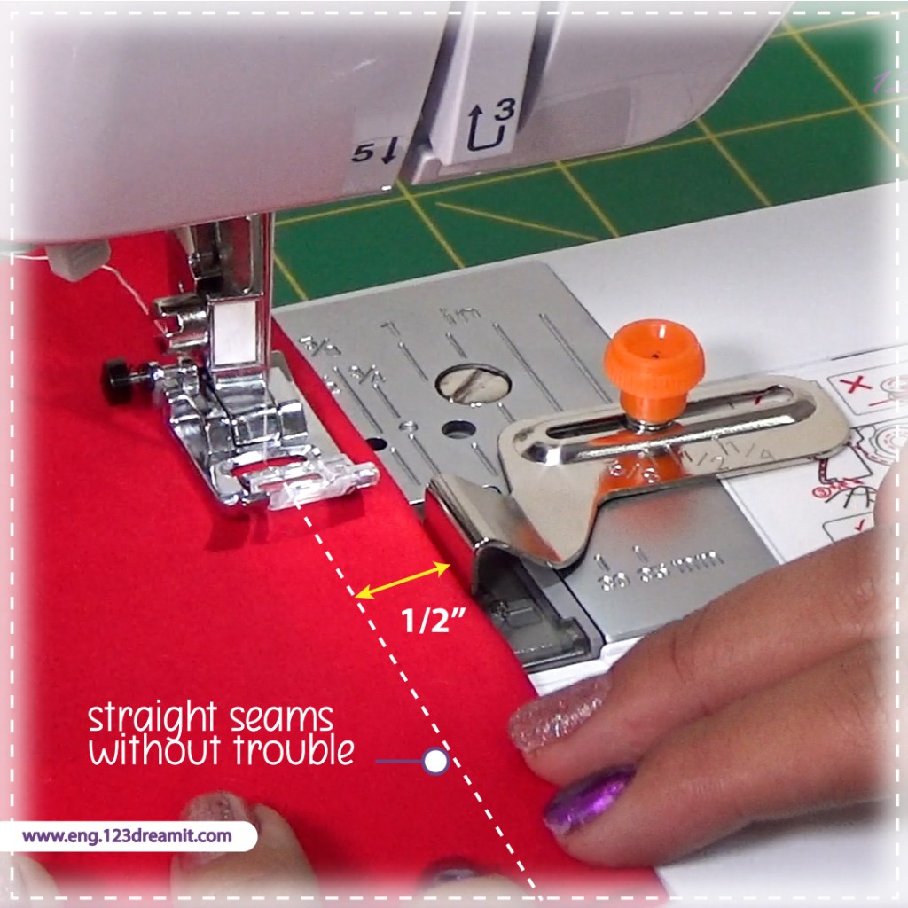 Perfect seam allowances - SA583 sewing guide - 123 Dream it!